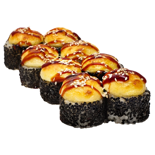 Запечений сирний-лосось